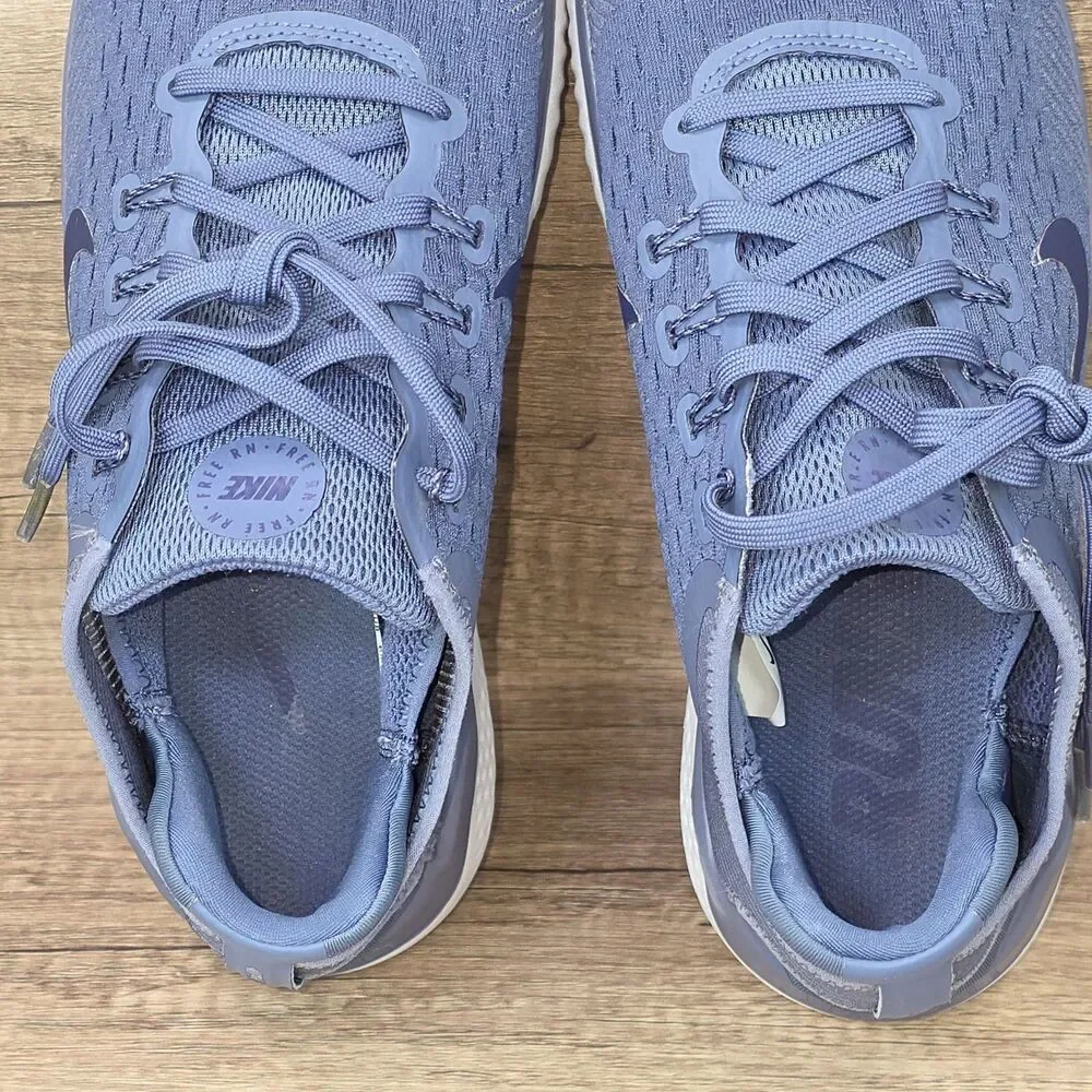 Nike Free RN 2018 Women's Size 10 Blue Lightweight Running Shoes 942837-401